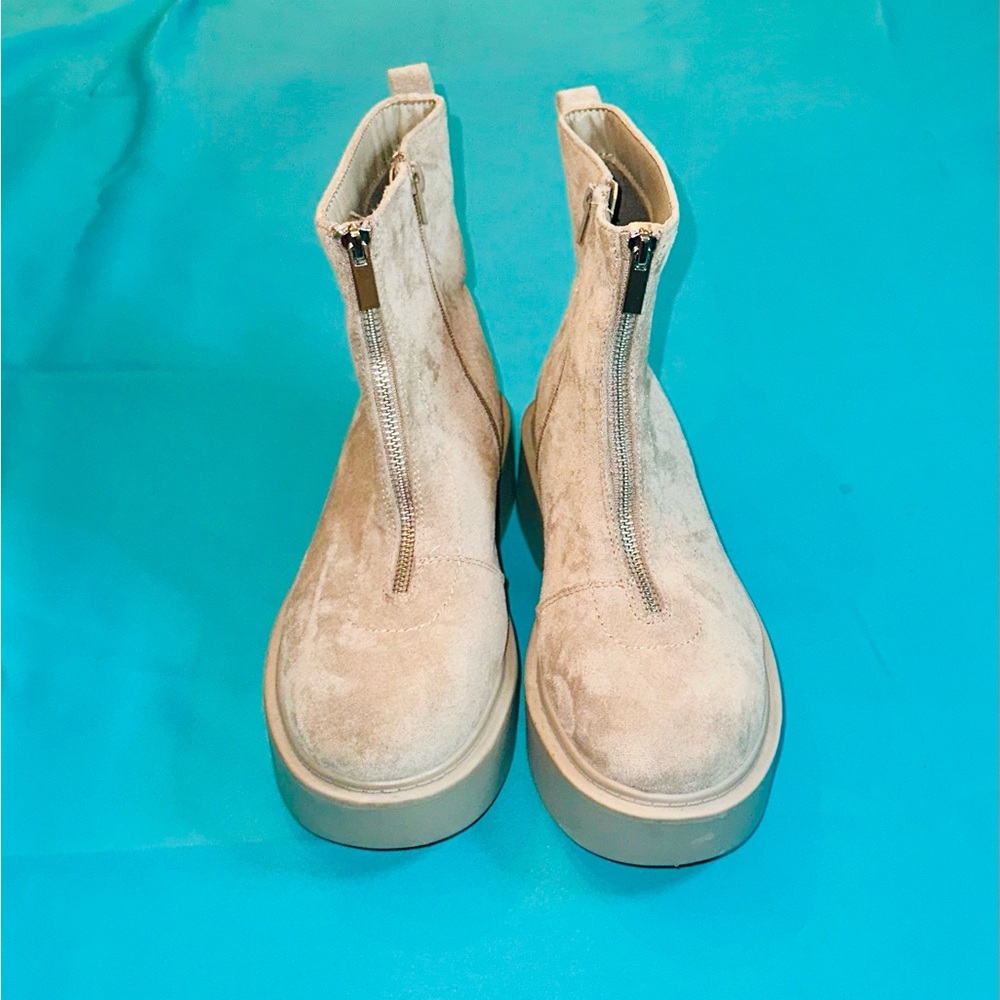 Grey Ankle Boots